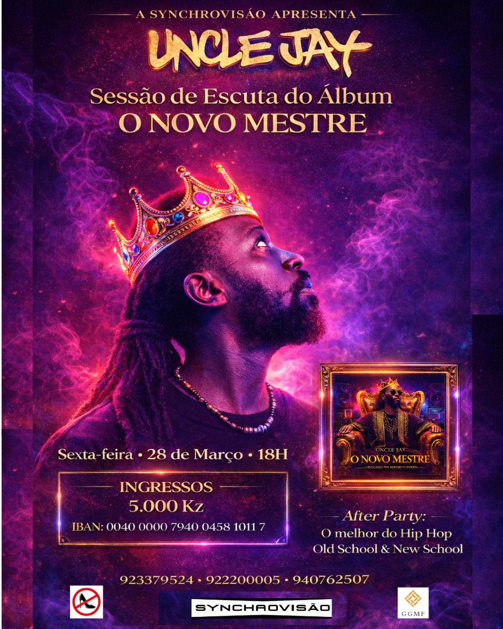 Sessão de Escuta do Novo Álbum o Novo Mestre